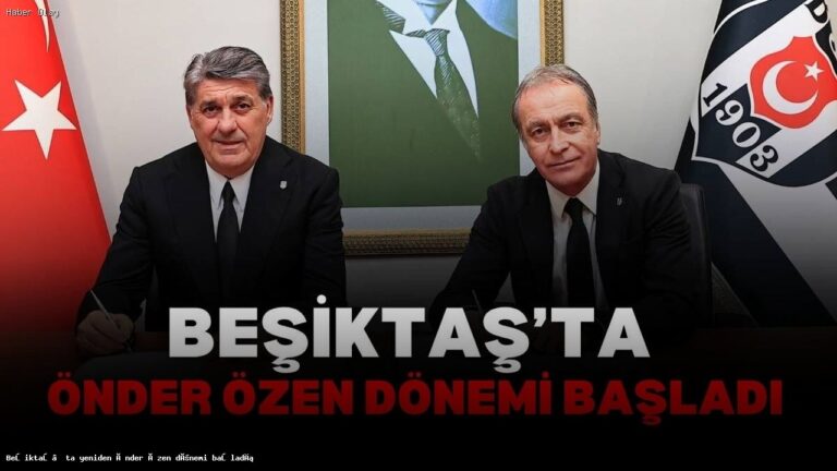 Önder Özen Beşiktaş’ta Futbol Direktörü Olarak Göreve Başladı