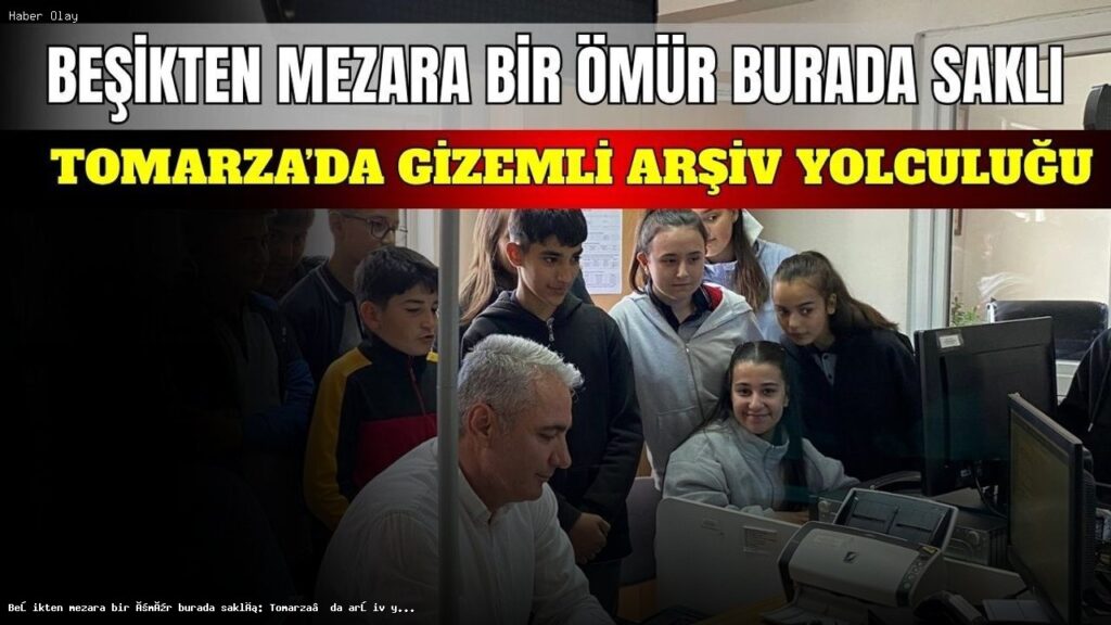 Tomarza’da Öğrenciler Nüfus Müdürlüğü Arşivini Ziyaret Etti