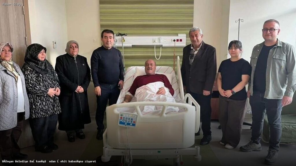 Bünyan Belediye Başkanı, Şehit Babasını Hastanede Ziyaret Etti