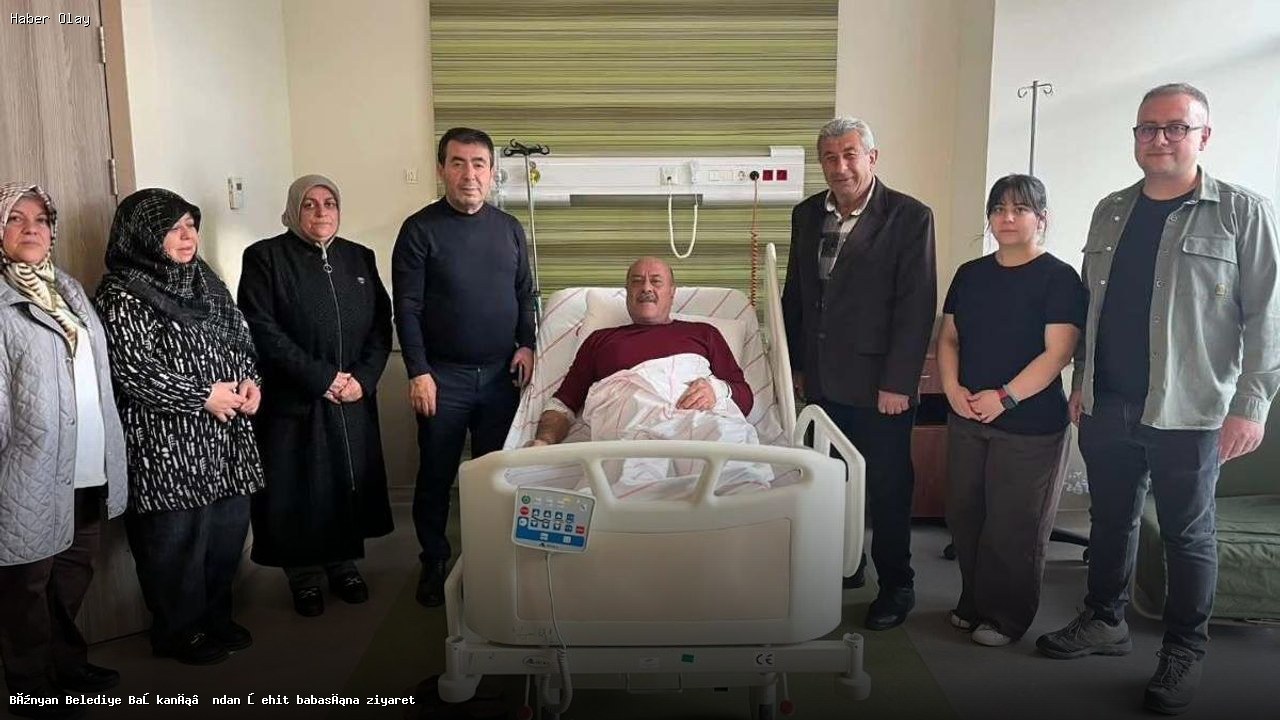 Bünyan Belediye Başkanı, Şehit Babasını Hastanede Ziyaret Etti