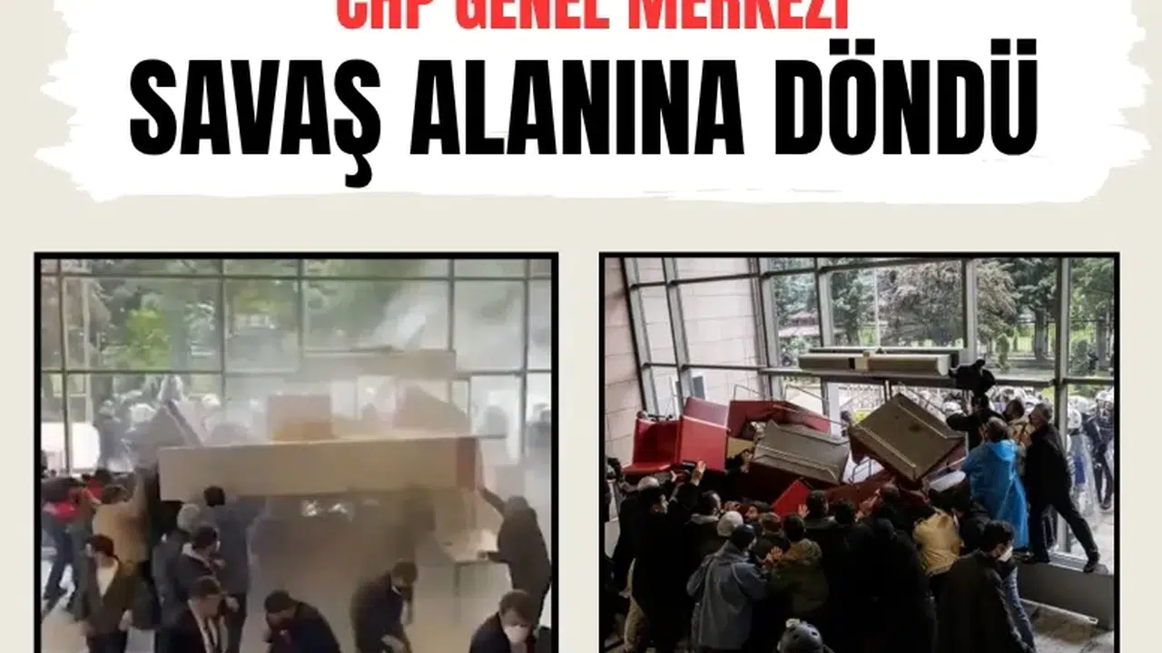 CHP Genel Merkezi’nde Neler Oluyor? Polis Girişimi Şoke Etti!