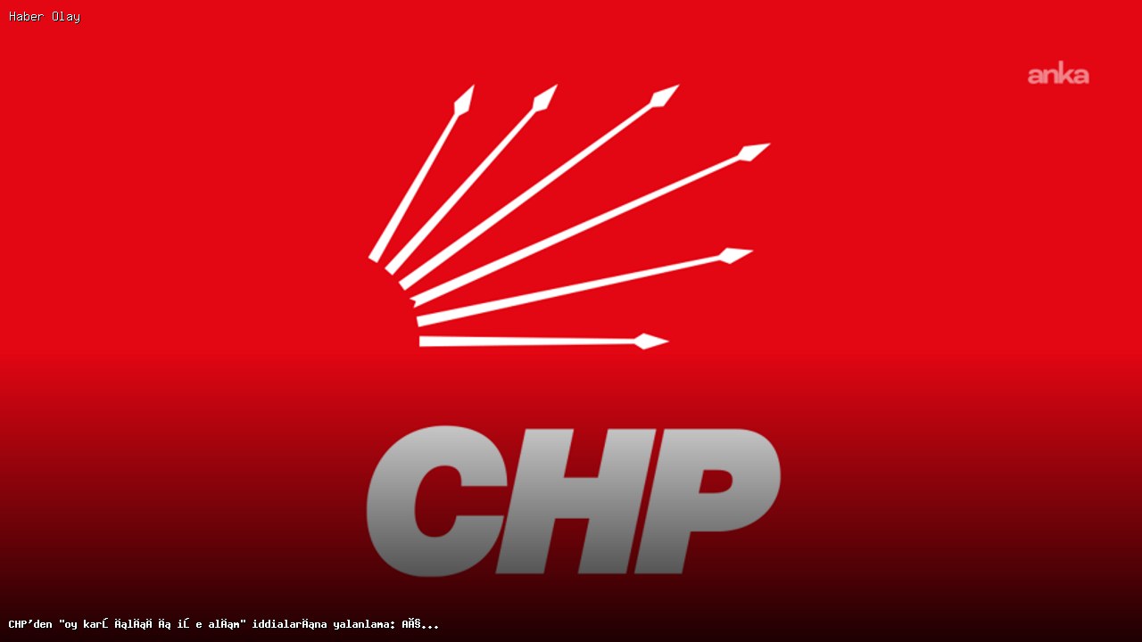 CHP’den oy karşılığı işe alım iddialarına yalanlama