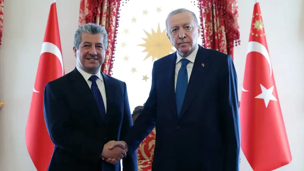 Cumhurbaşkanı Erdoğan, Mesrur Barzani ile kritik görüşme gerçekleştirdi