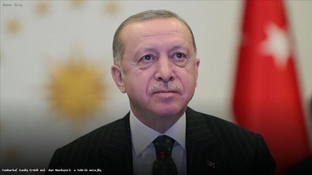 Amedspor’un Süper Lig Yükselişi: Erdoğan’dan Kutlama Mesajı