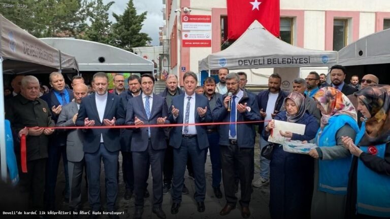 Develi’de Hayır Çarşısı ile Dayanışma Başladı