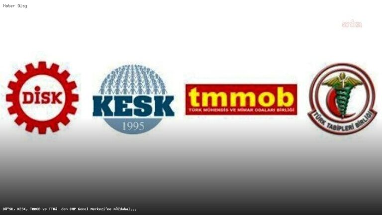 DİSK ve KESK’ten CHP Genel Merkezi’ne Müdahaleye Sert Tepki