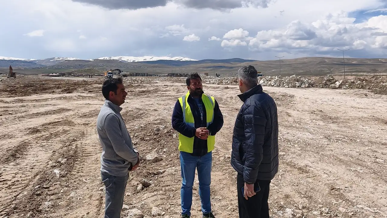 Diyadin Kaymakamı TDİOSB Çalışmalarını Yerinde İnceledi