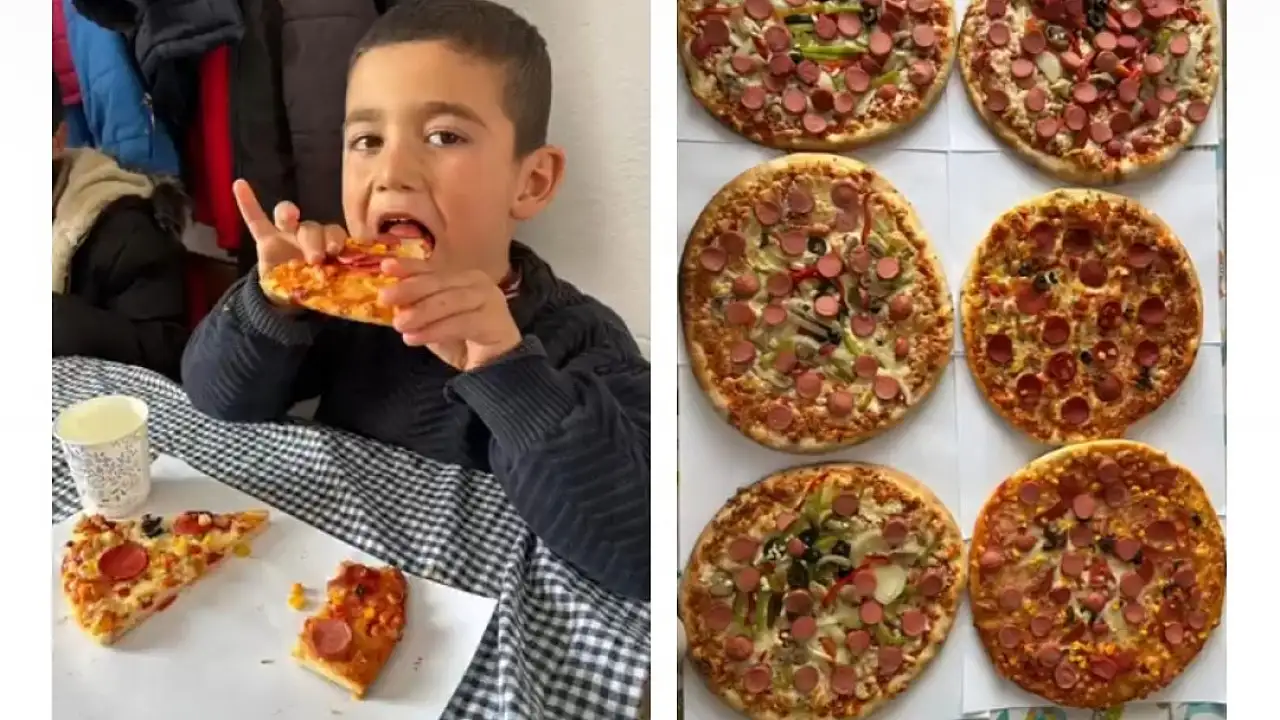 Diyadin’de öğrencilerin pizza etkinliği renkli anlara sahne oldu