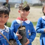 Doğubayazıt’ta Öğrenciler Fidan Dikerek Geleceğe Nefes Oldu