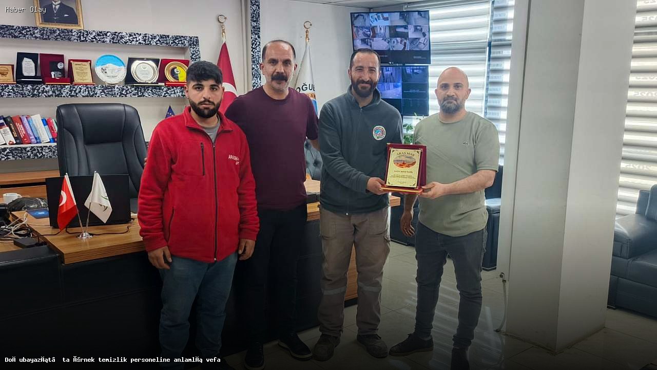 Rıfat Pazik’e Doğubayazıt’tan Anlamlı Vefa Ödülü
