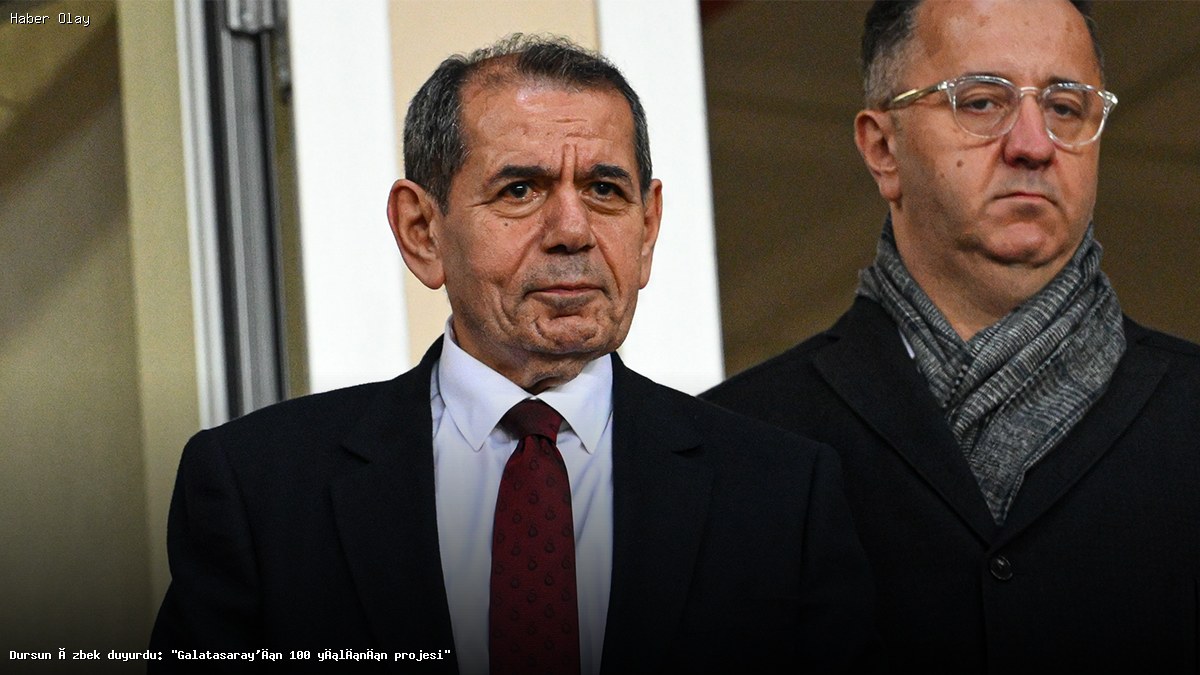 Dursun Özbek duyurdu: “Galatasaray’ın 100 yılının projesi”