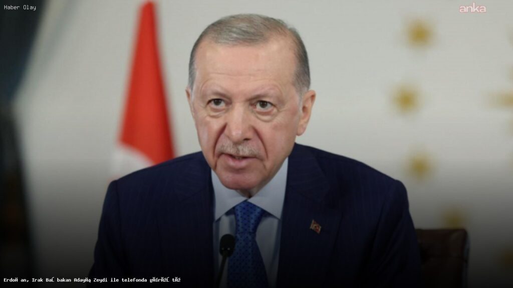 Erdoğan, Irak Başbakan Adayı Zeydi ile telefon görüşmesi yaptı