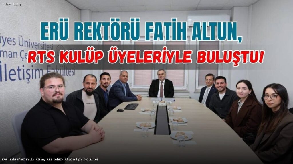 Erciyes Üniversitesi Rektörü Öğrencilerle Bir Araya Geldi