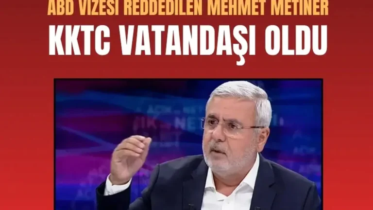 Mehmet Metiner KKTC Vatandaşlığına Geçti, Neden Önemli?