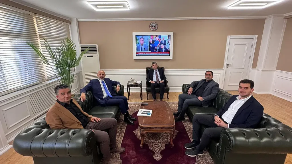 Cemal Kaya ve Heyetinden Kaymakam Korkusuz’a Ziyaret