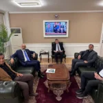 Cemal Kaya ve Heyetinden Kaymakam Korkusuz’a Ziyaret