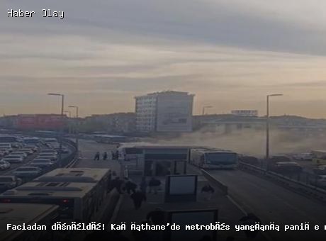 Kağıthane’de metrobüs yangını: Panik yaşandı ve müdahale hızlı oldu