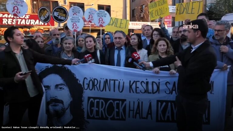 Hakan Tosun Cinayet Davasında Duruşma Ertelendi