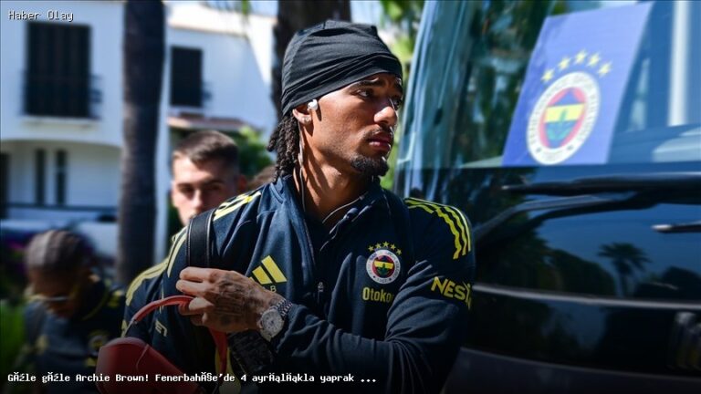 Fenerbahçe’de Ayrılıklar Başladı: Archie Brown’un Veda Süreci