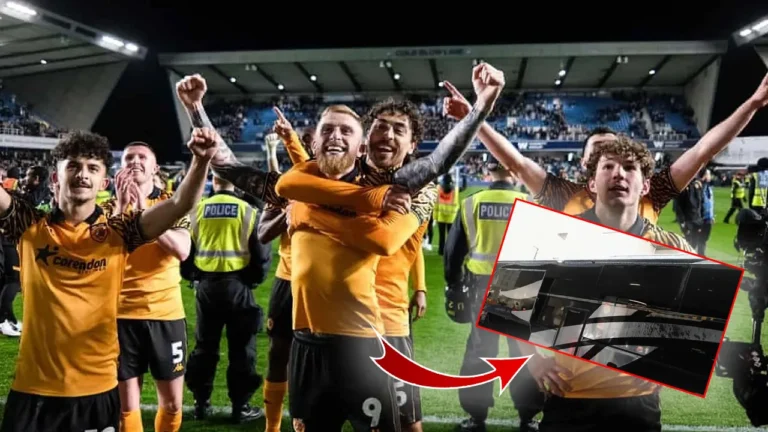 Hull City takım otobüsüne saldırı: Camlar kırıldı