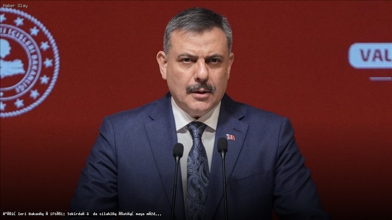 İçişleri Bakanı Çiftçi: Tekirdağ’da silahlı çatışmaya müdahale eden iki polis memuru şehit düştü