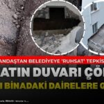 Nevşehir’de İnşaat Duvarı Çöktü: Evler Zarar Gördü