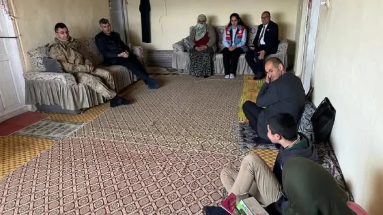 Diyadin Kaymakamı Korkusuz, Şimşek Ailesine Ziyaret Gerçekleştirdi