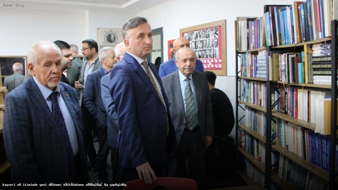 Kayseri’de Eğitimde Yeni Dönem: Kütüphane Açılışı