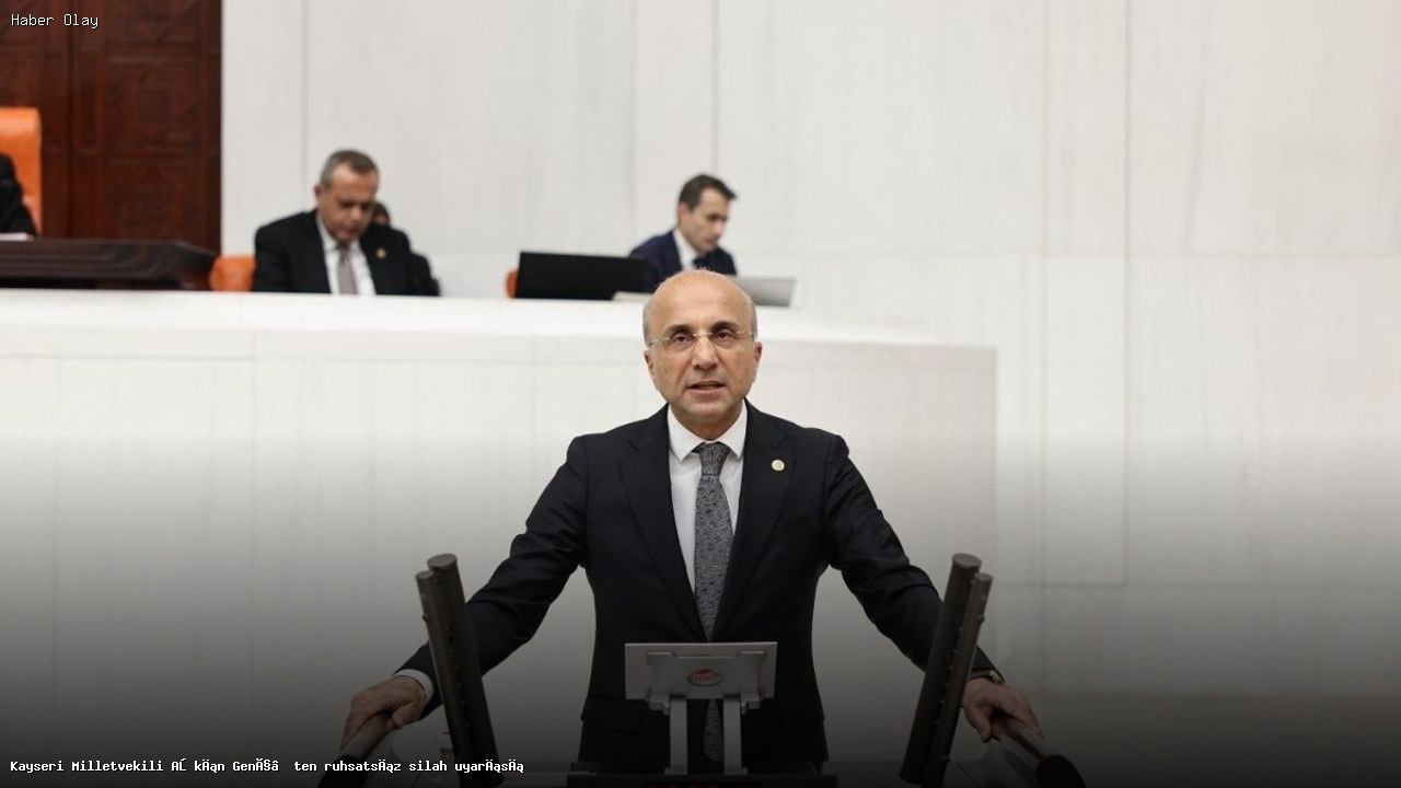 Aşkın Genç’ten Bireysel Silahlanma İle İlgili Uyarılar