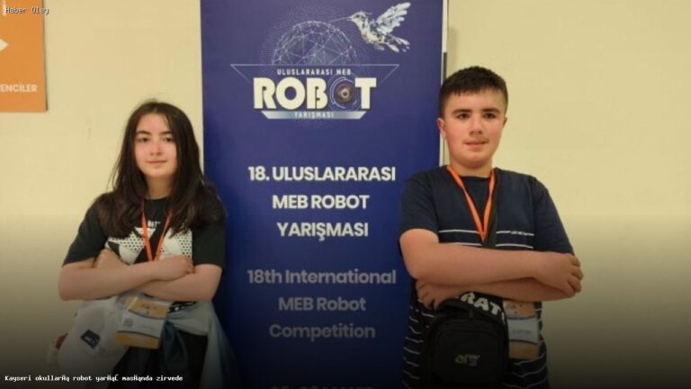 Kayseri Okulları Robot Yarışmasında Öne Çıktı