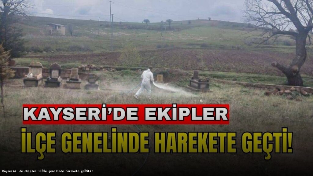 Kayseri’de Tomarza Belediyesi’nden Yol ve İlaçlama Çalışmaları