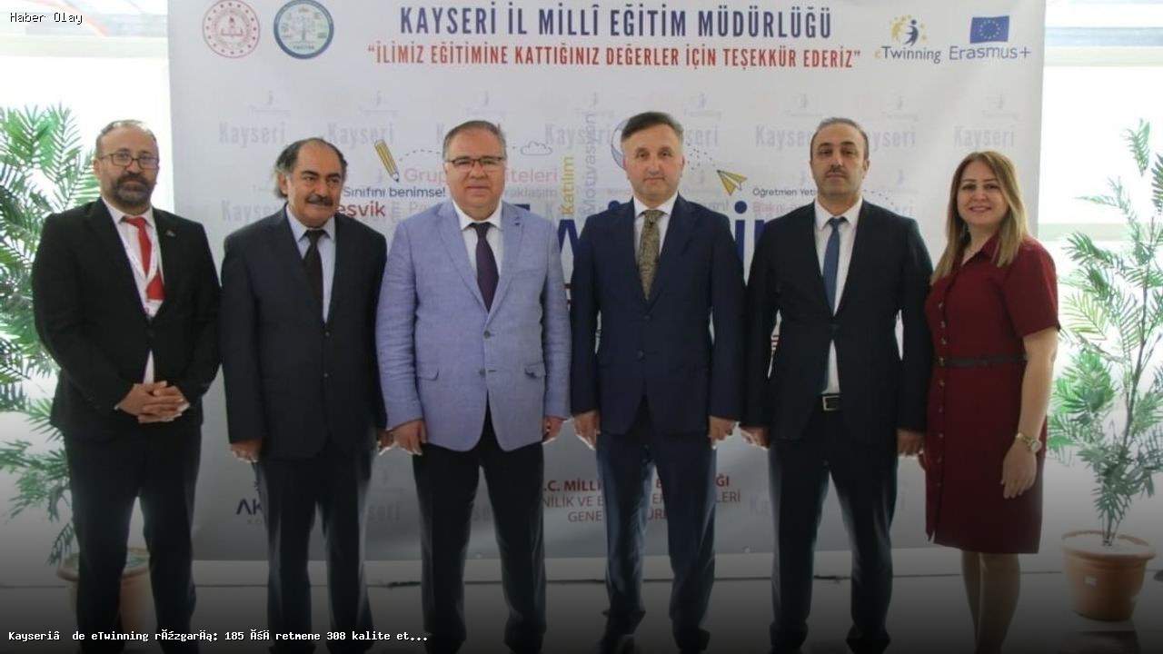 Kayseri’de eTwinning Töreni: 185 Öğretmene 308 Etiket