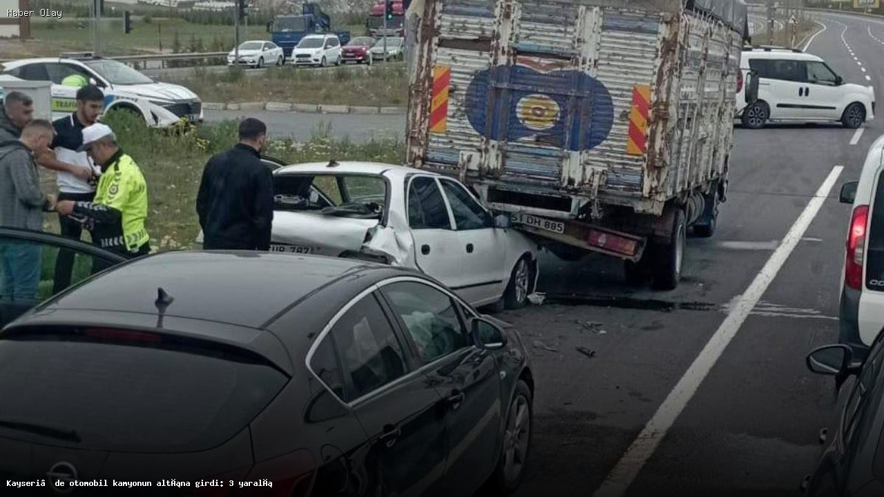 Kayseri’de Trafik Kazası: 3 Yaralı, Olay Nasıl Oldu?