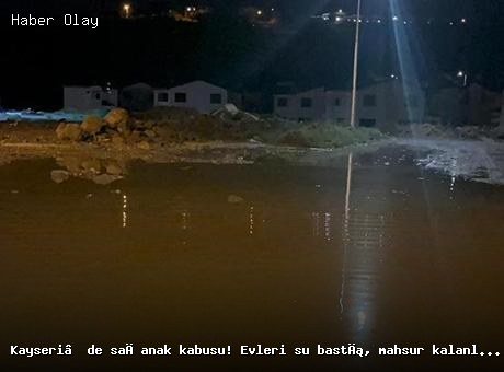Kayseri’de sağanak yağış: Ekipler su baskınlarına müdahale etti