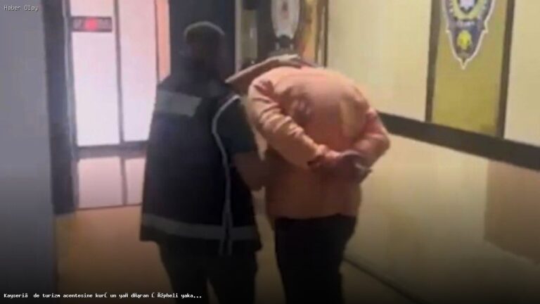 Kayseri’de Turizm Acentesine Silahlı Saldırı: Şüpheli Yakalandı