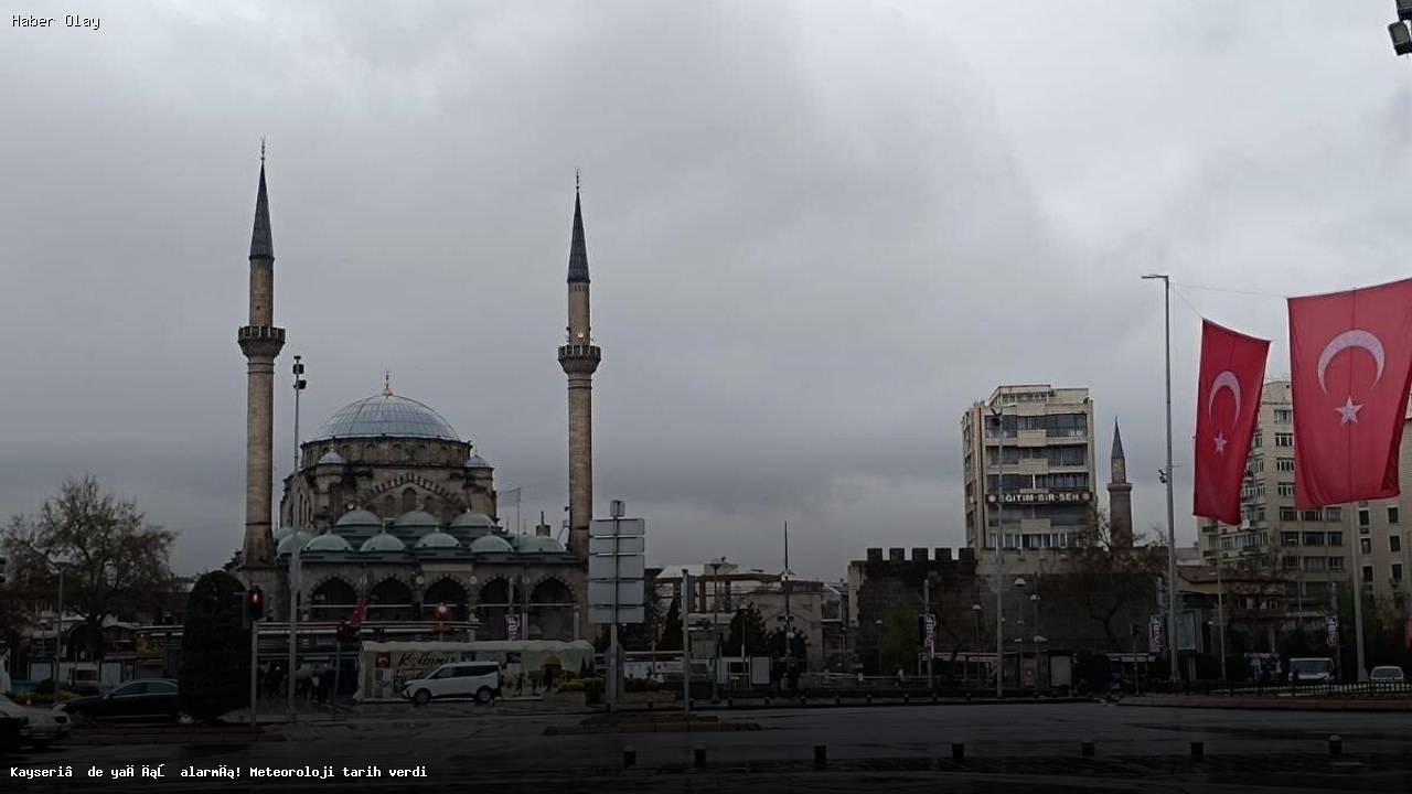 Kayseri’de yağış alarmı! Meteoroloji tarih verdi