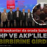Kayserili başkanlar da oradaydı! AK Partili ve CHP’li belediye başkanları birbirine girdi