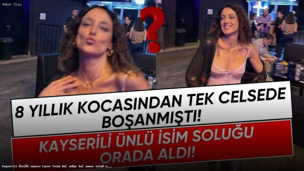 Cansu Tosun’un Boşanma Sonrası Antalya Tatili