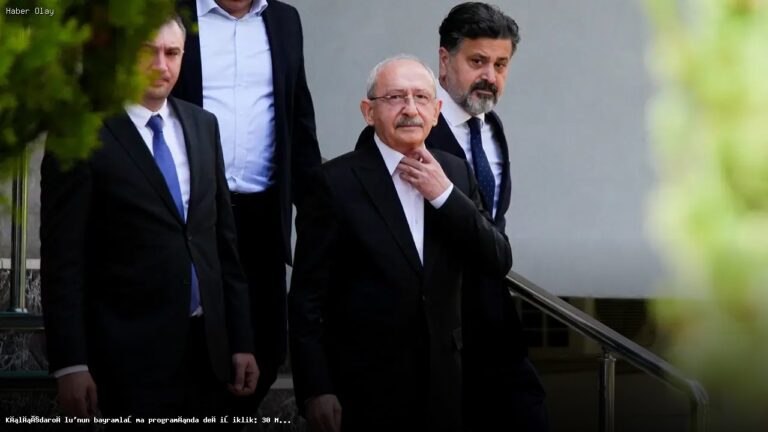 Kılıçdaroğlu 30 Mayıs’ta halk buluşması düzenleyecek