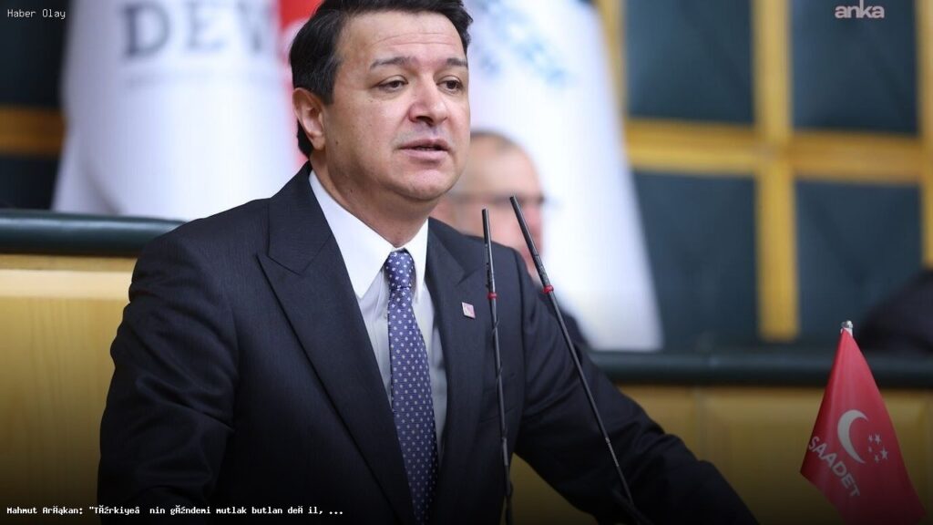 Mahmut Arıkan: Türkiye’nin Gündemi Yoksulluk ve Adaletsizlik