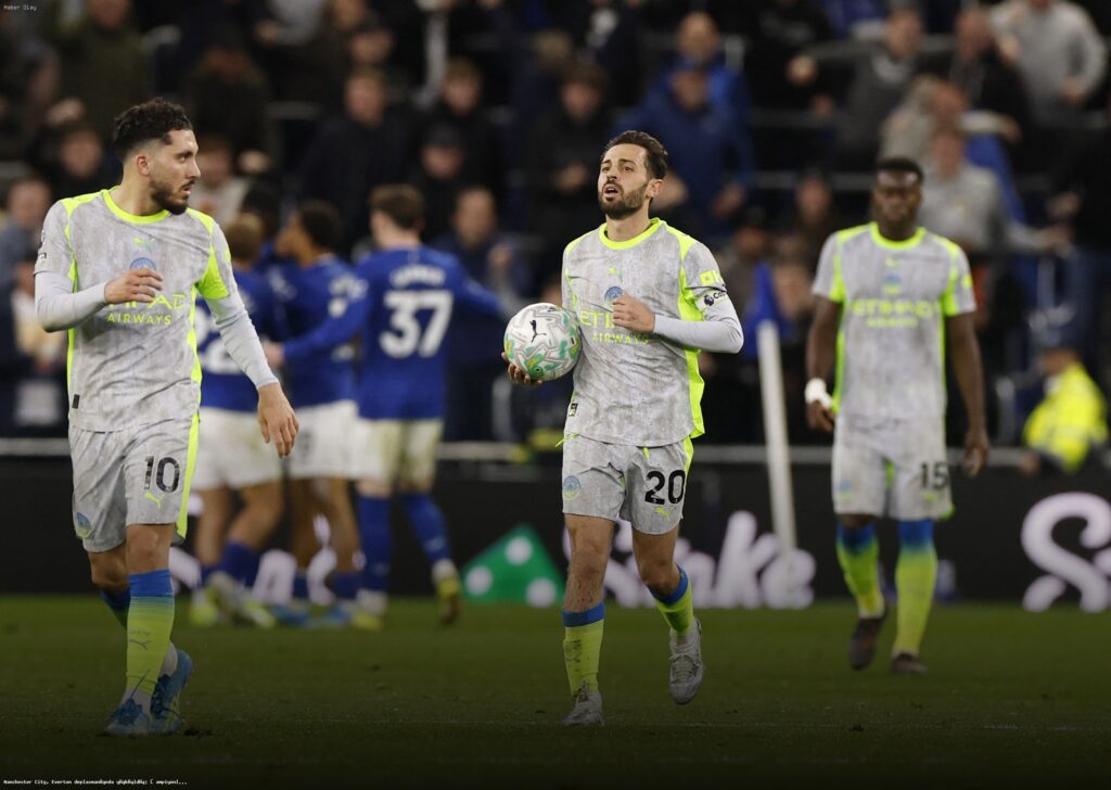 Manchester City, Everton karşısında büyük bir hayal kırıklığı yaşadı