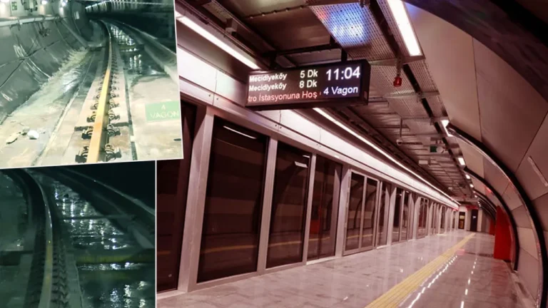 M7 Metro Hattında Su Sızıntısı: Ulaşımda Değişiklikler
