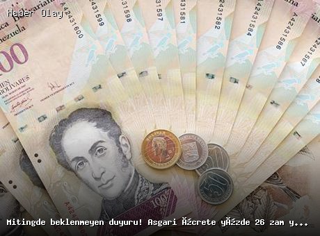 Venezuela’da Asgari Ücrete Yüzde 26 Zam Açıklandı