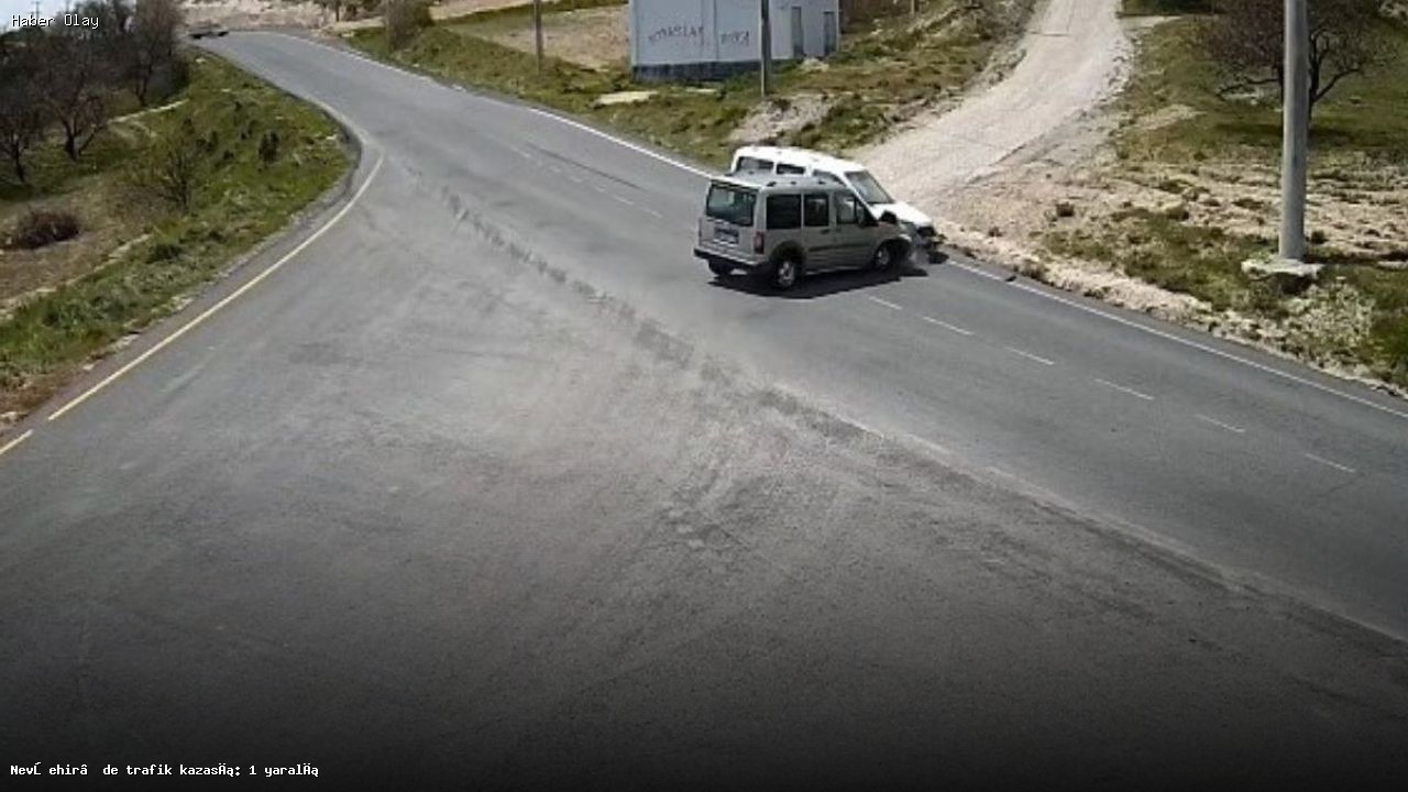 Nevşehir’de Kavşakta Trafik Kazası: 1 Yaralı!
