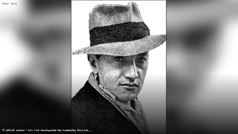Sait Faik Abasıyanık: Edebiyatın Öncüsü ve Muhabir