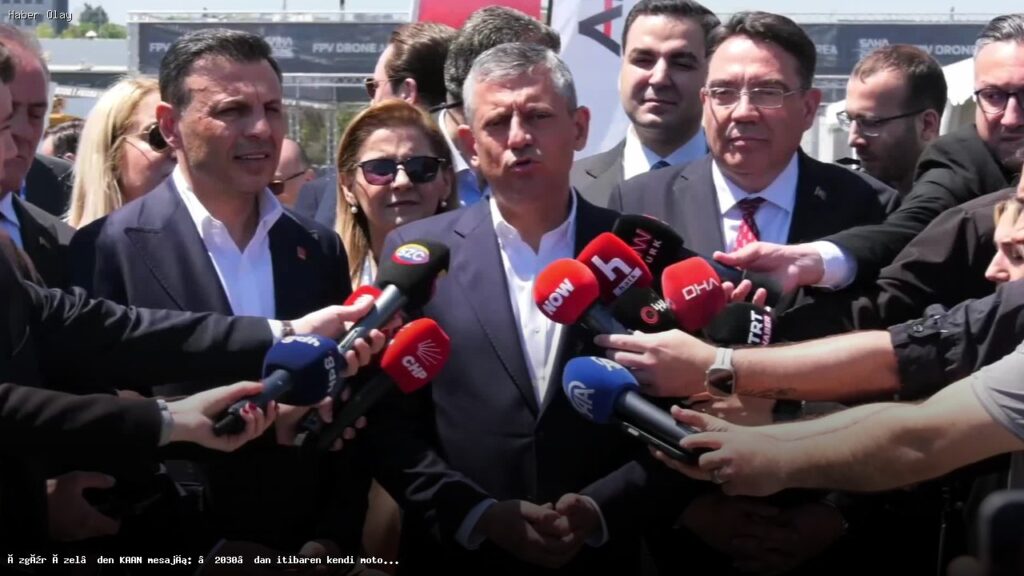 Özgür Özel: 2030’da Yerli Motorla Uçacağız