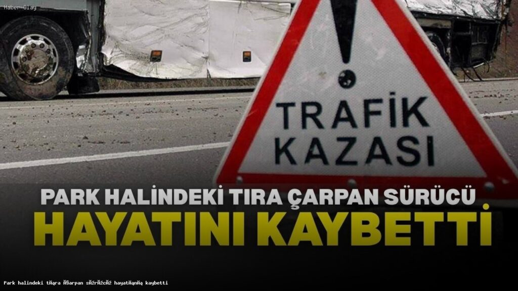 Ulukışla’da Park Halindeki Tıra Çarpan Sürücü Hayatını Kaybetti