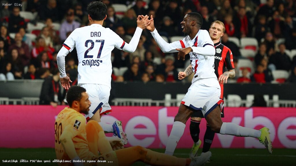 Sakatlık için PSG’den yeni açıklama: Dembele oyuna devam edememişti