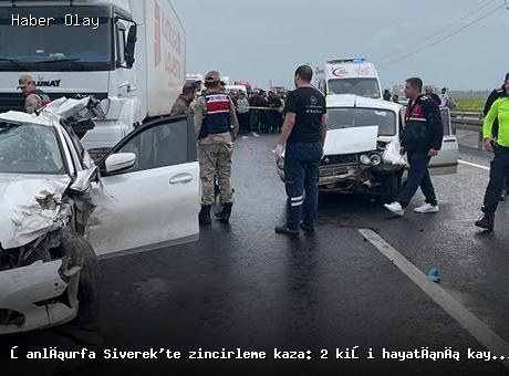 Şanlıurfa’da zincirleme kaza: 2 ölü, 2 yaralı