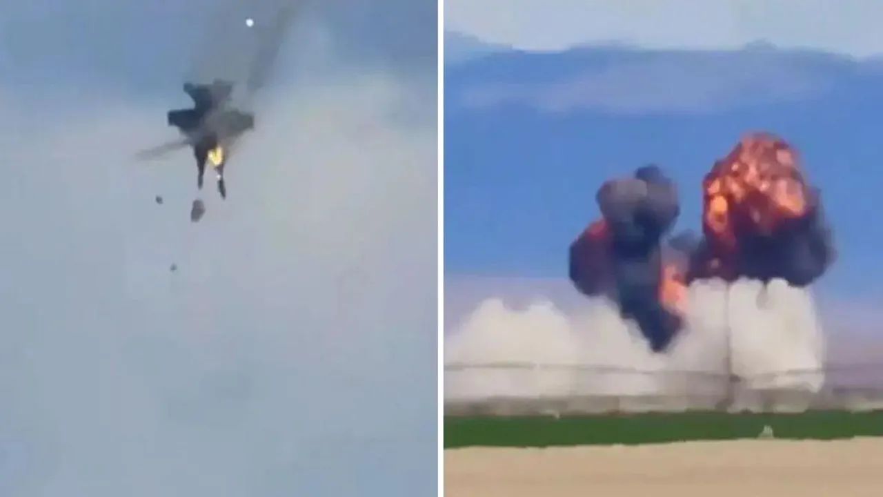 SAVAŞ UÇAKLARI ÇARPIŞTI